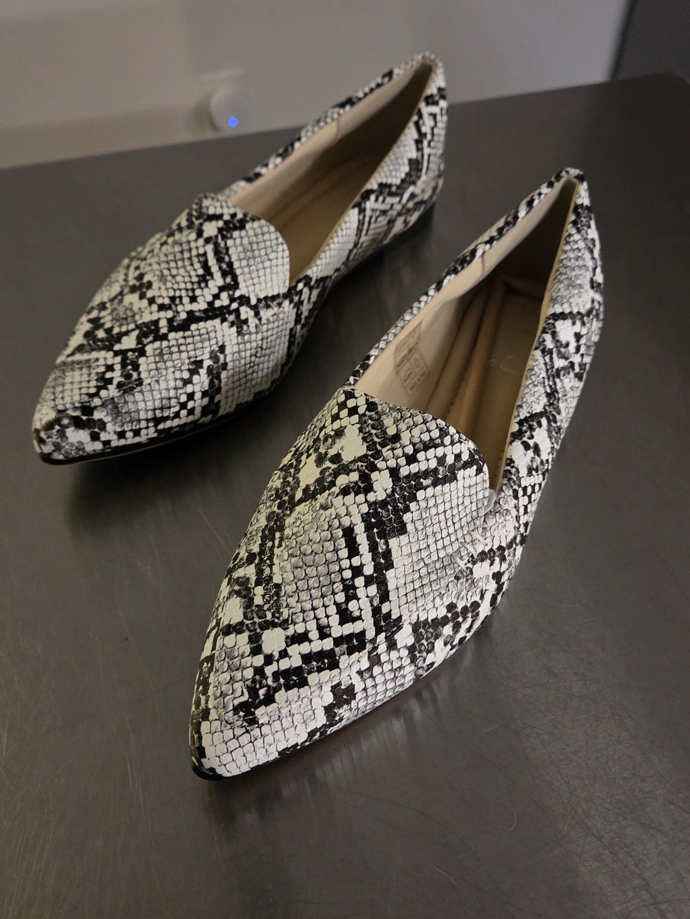 Stylish & Sexy Snake Print Flats NWT